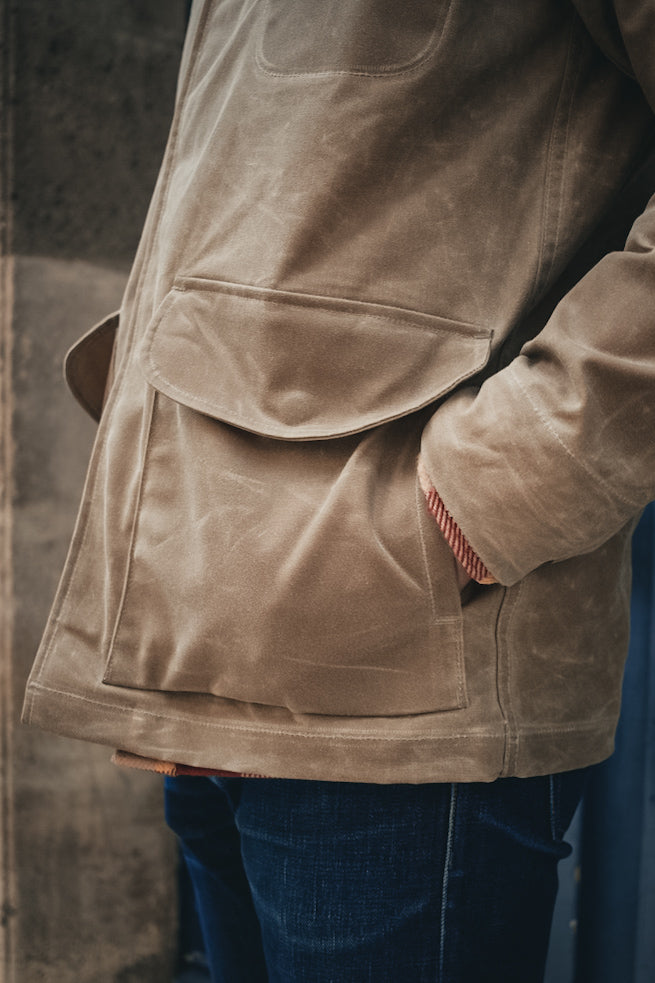 Hunter Supply Jacket Waxed Canvas - Tan Ridgeline