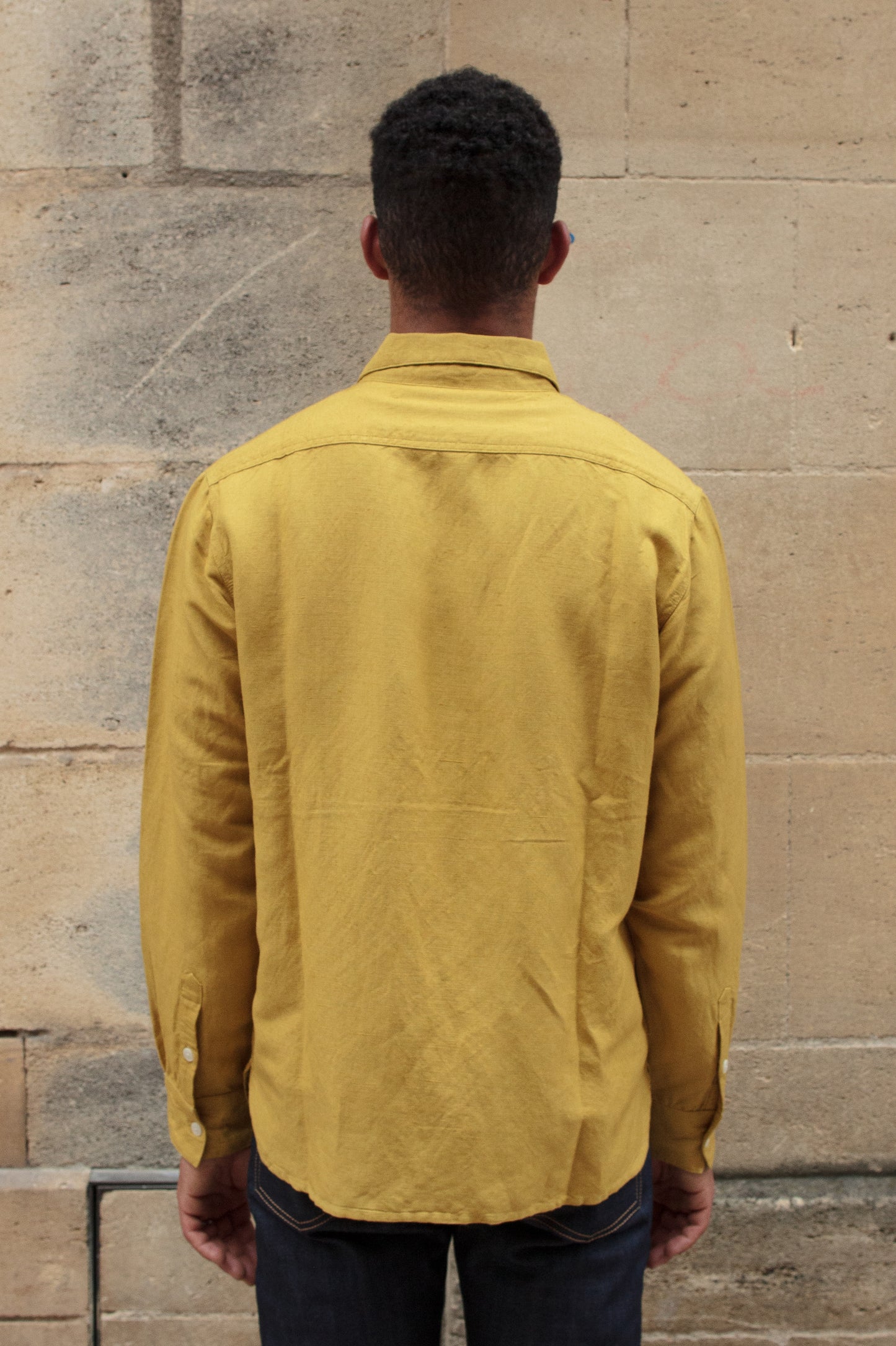 Mechanic Shirt - Chartreuse - Linen Viscose