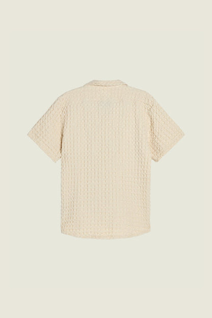 Ecru Cuba Waffle Shirt