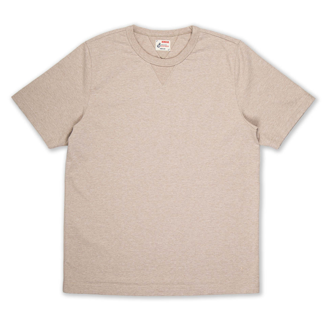 BT-06 Gusset Tee - Extra Heavy Jersey - Brown Melee