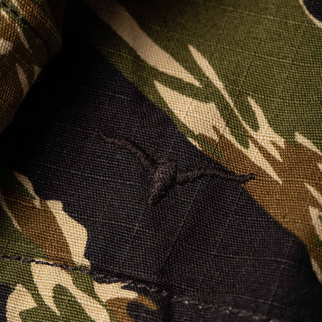 BWS-03 Military Overshirt - 8oz Tiger Camo Ripstop