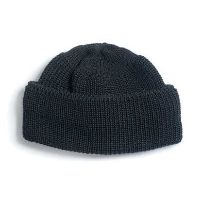 Mechanic Beanie Virgin Wool - Black