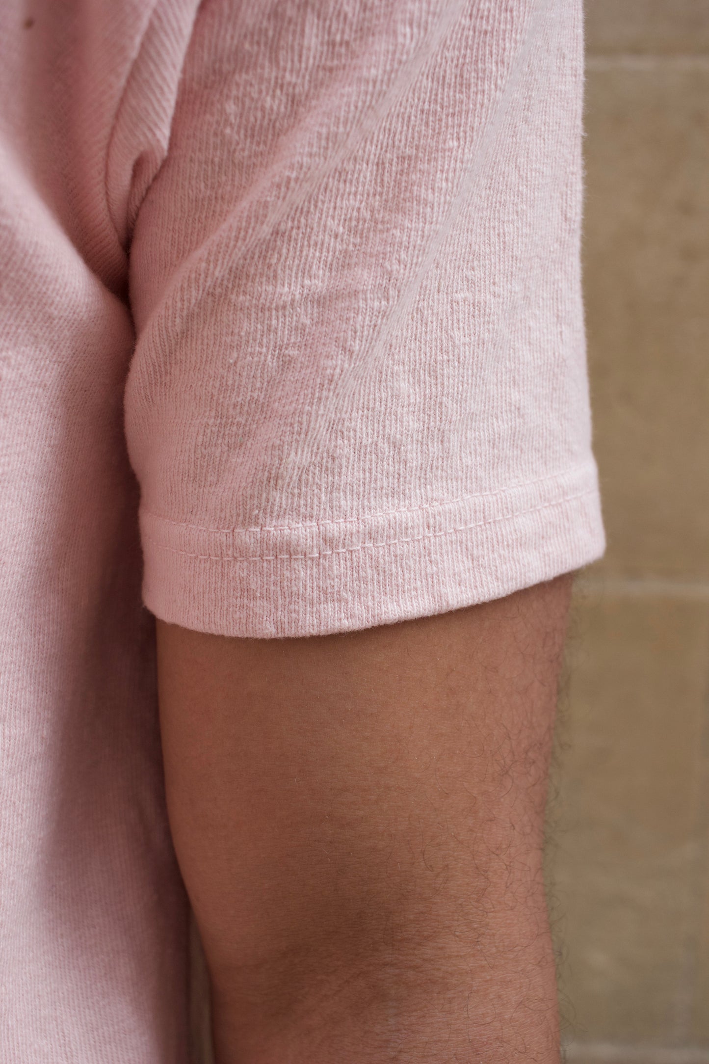 N°8 Slub Nep T-Shirt - Pink