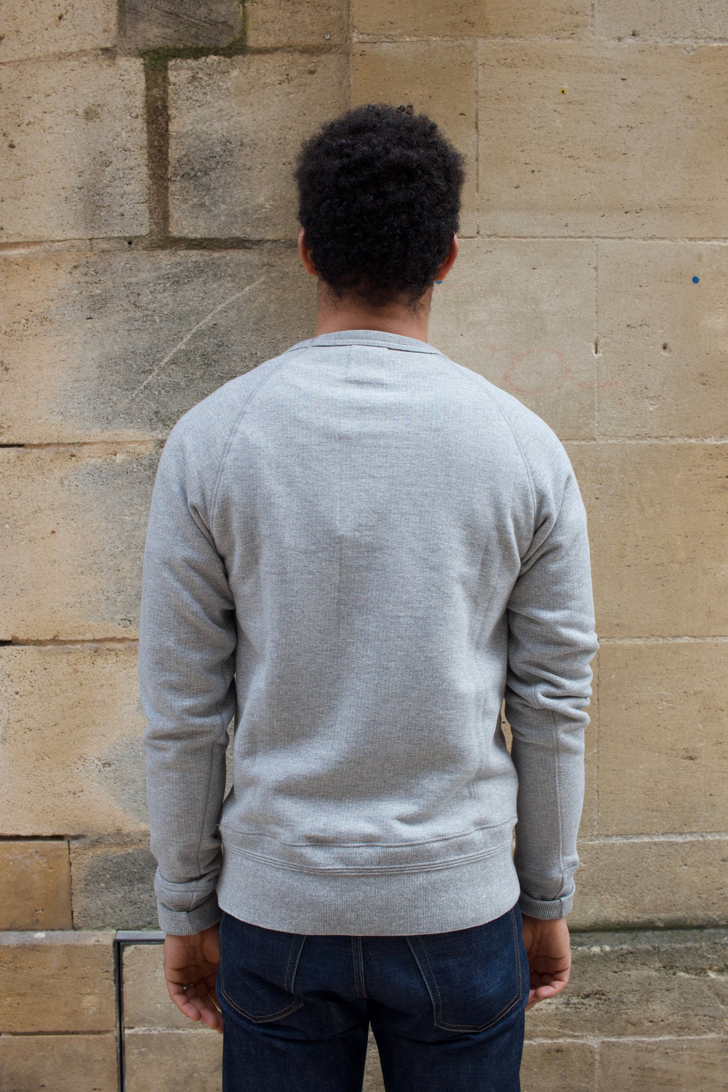 Training Sweater Merino / Cotton - Battleship Grey