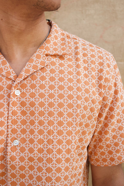 Artisan Shirt SS - Plain Orange