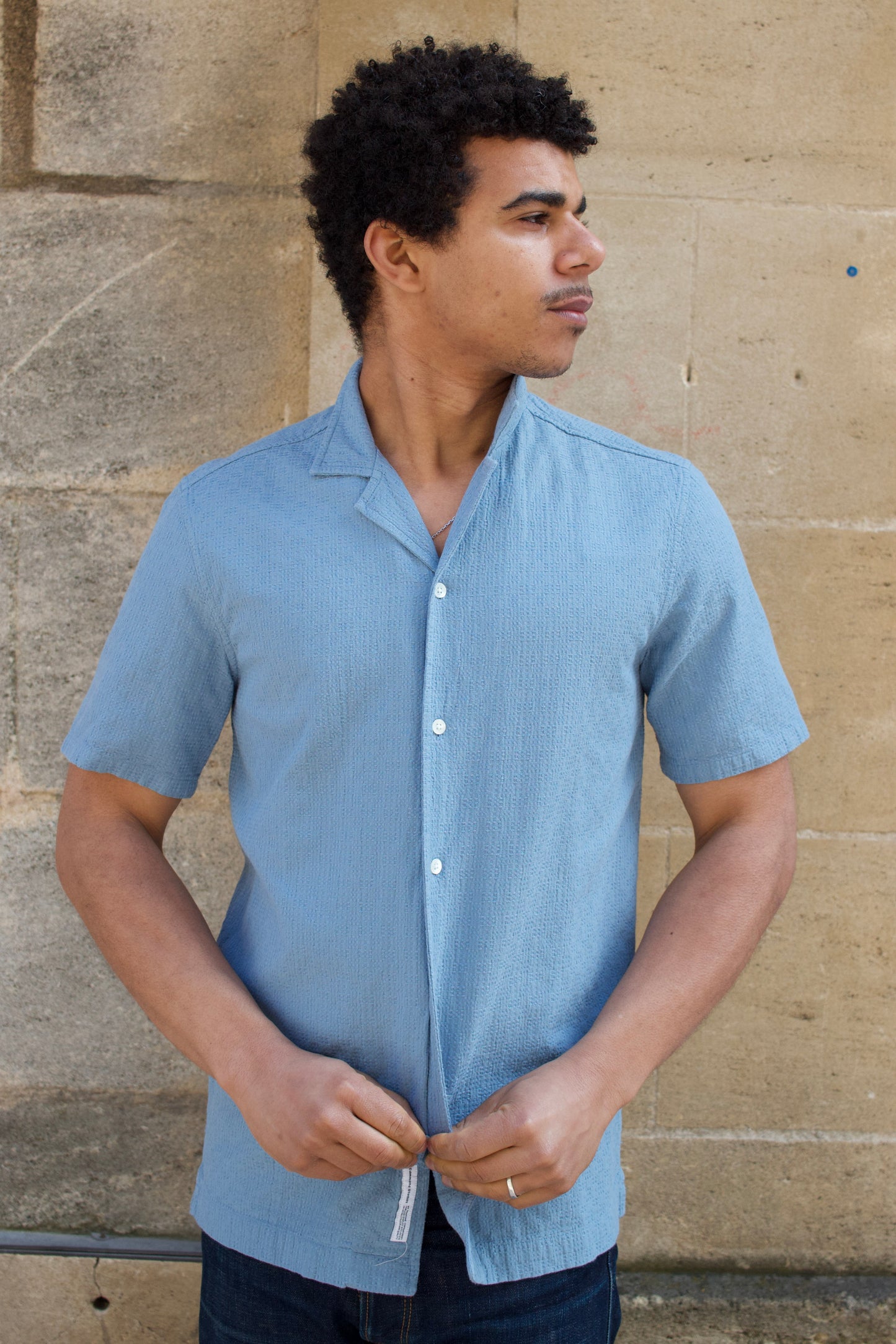 Artisan Shirt SS - Plain Steel