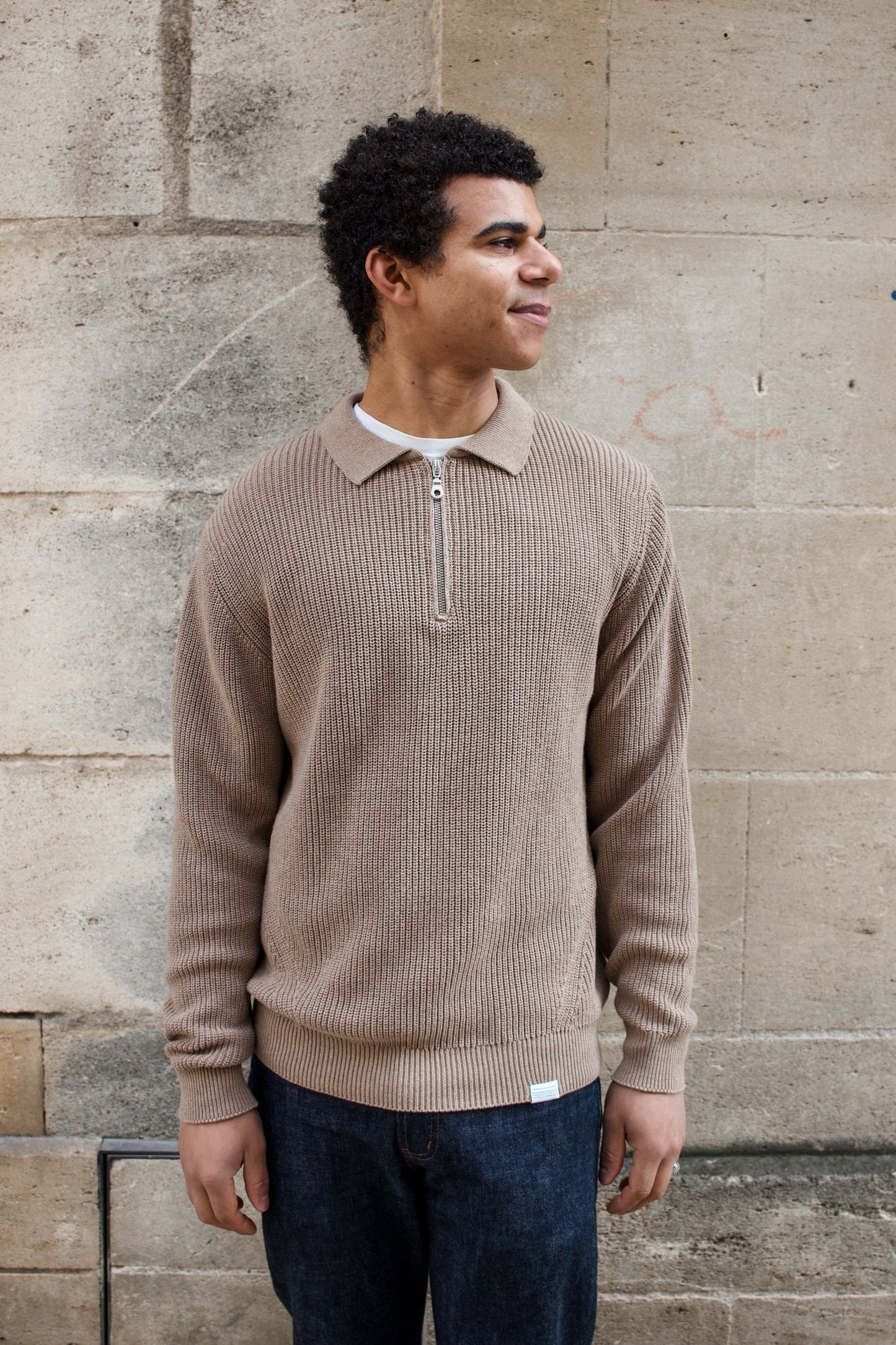 Grill Sweater - Plain Brown