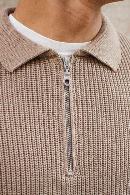 Grill Sweater - Plain Brown