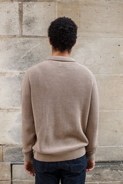 Grill Sweater - Plain Brown