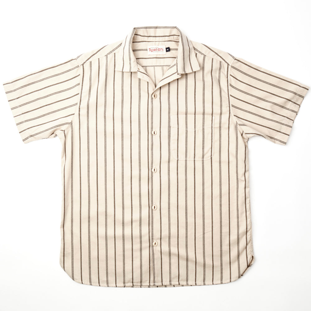 Hawaiian Stripe Shirt - Stone