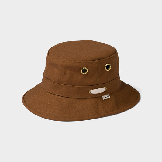 The Iconic T1 Bucket Hat - Dark Camel