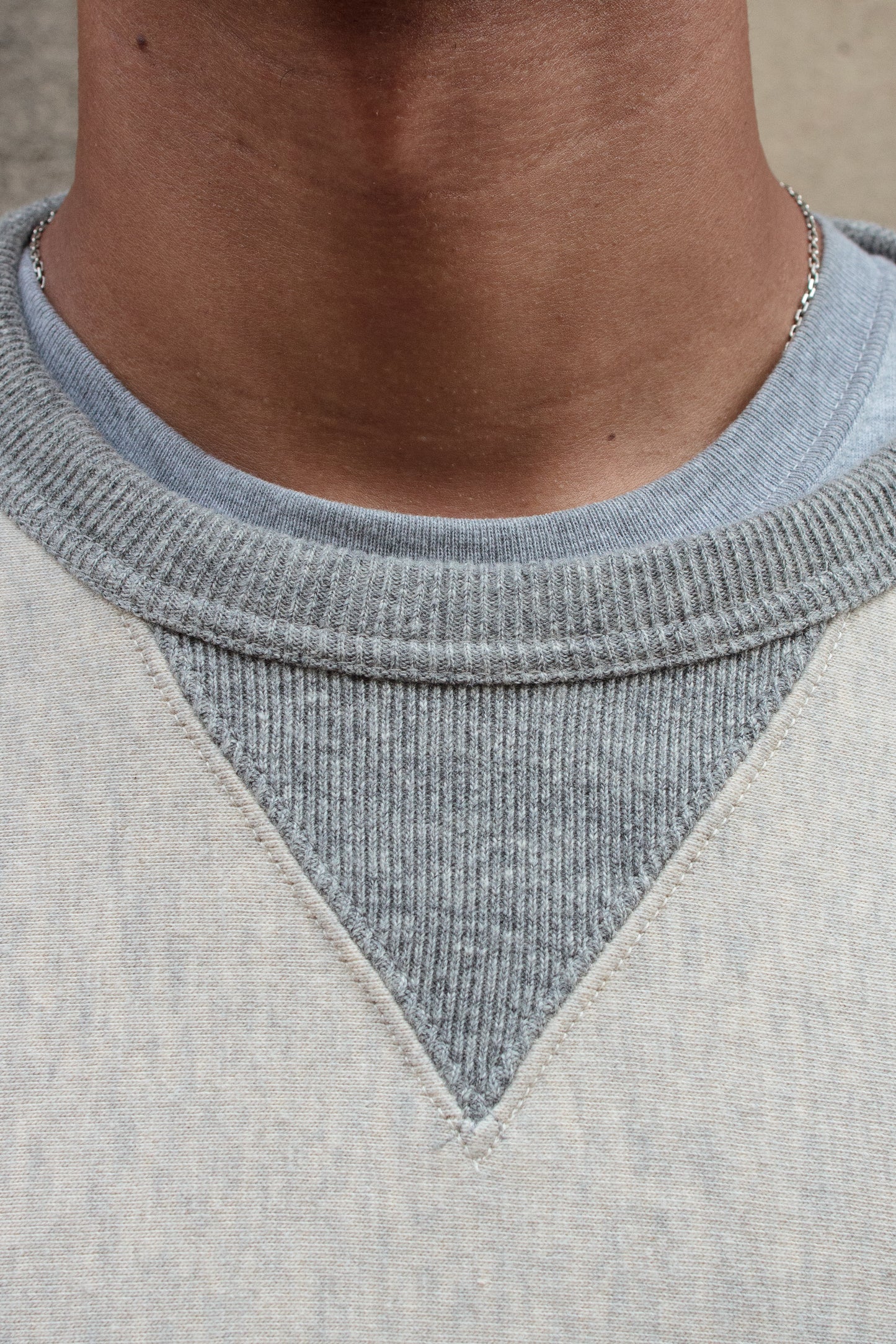 Purcara Purcara Sweatshirt - Oatmeal / Grey