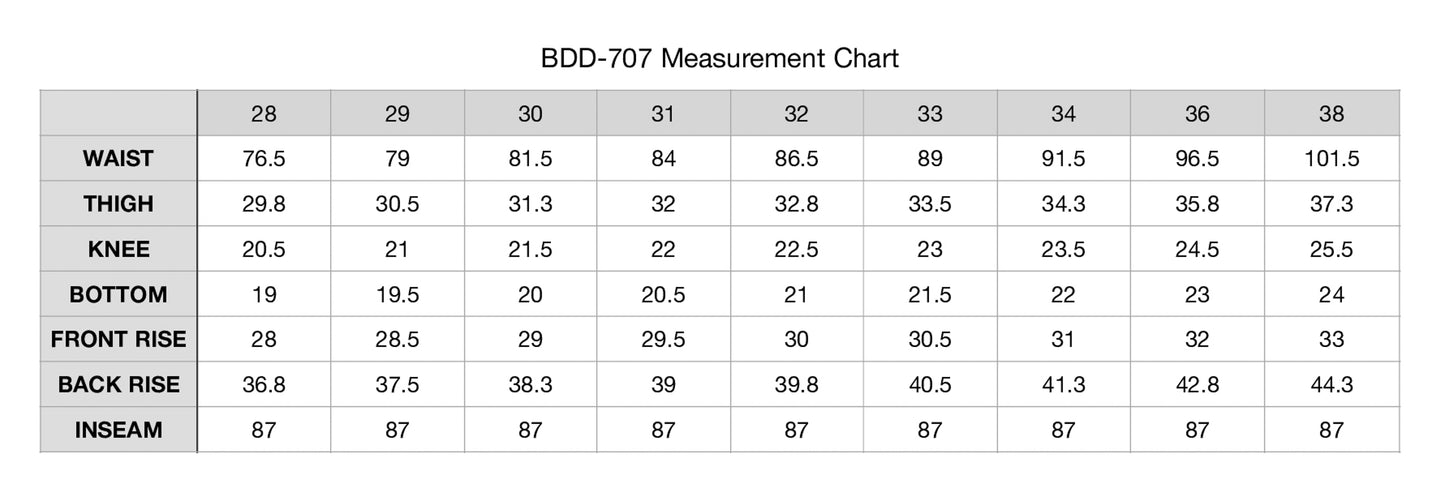 BDD - 707 - Special #1 Low Tension 14oz