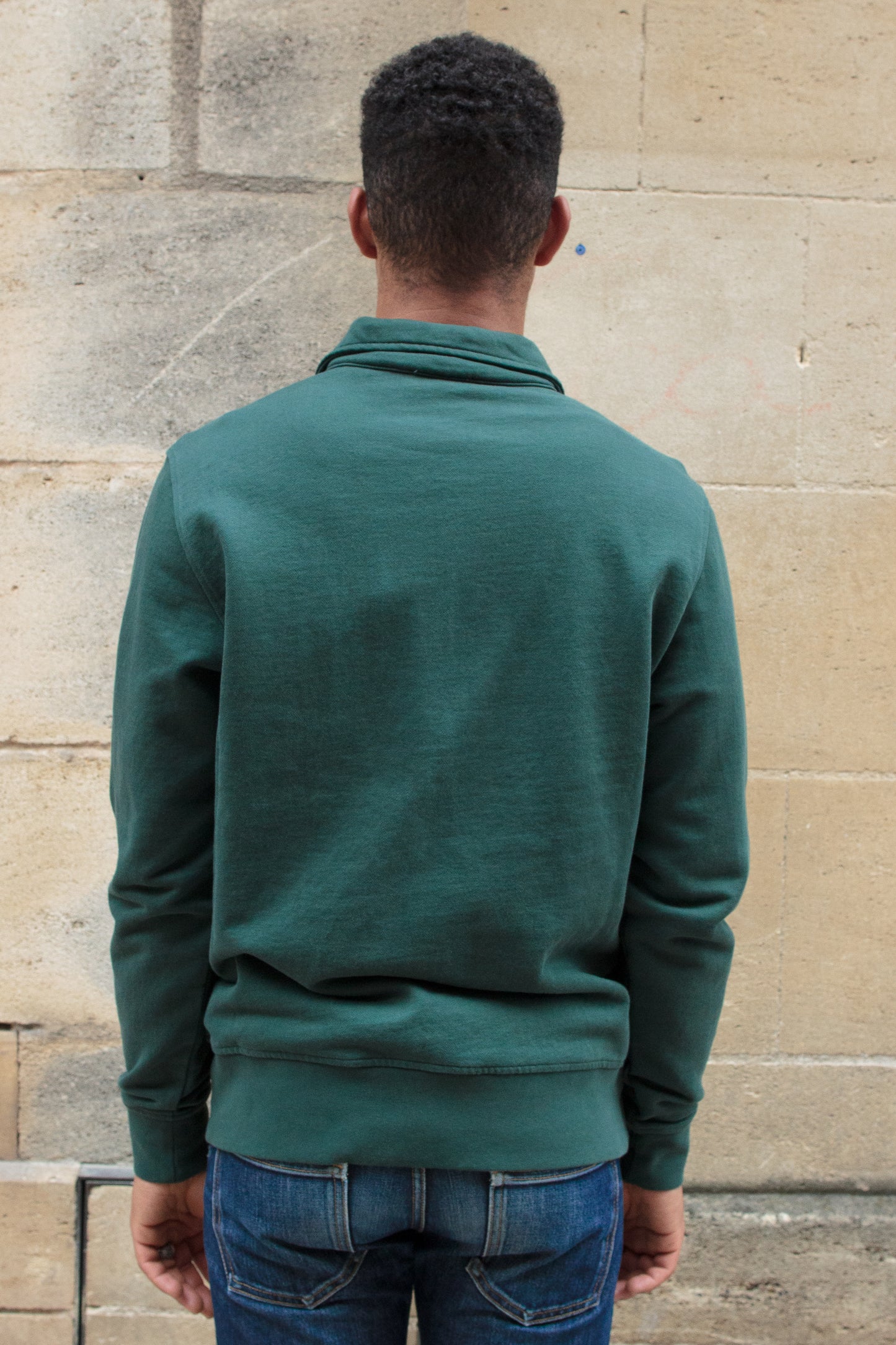 Page Zip Sweater - Dark Green