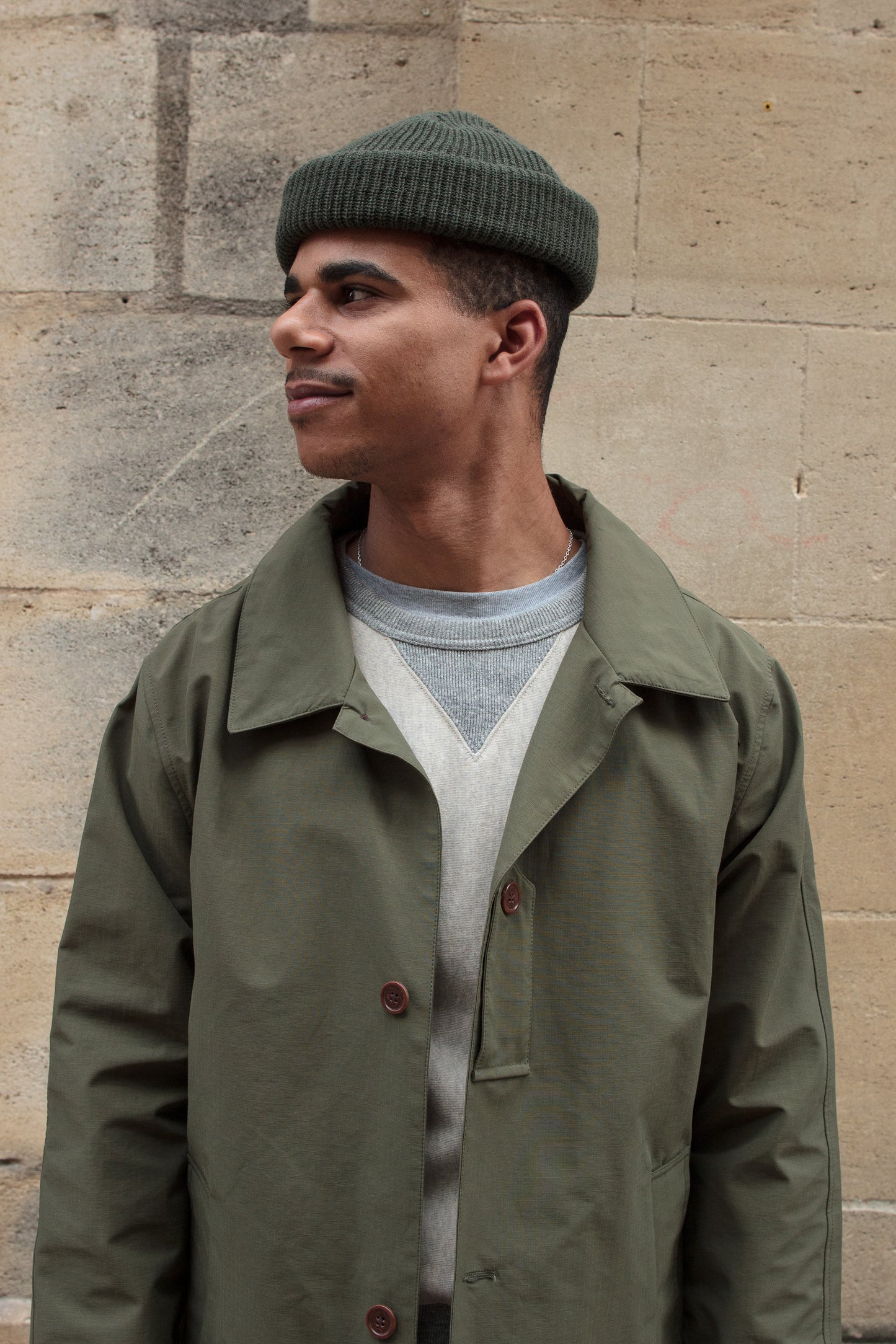 Rain Coat - Plain Olive