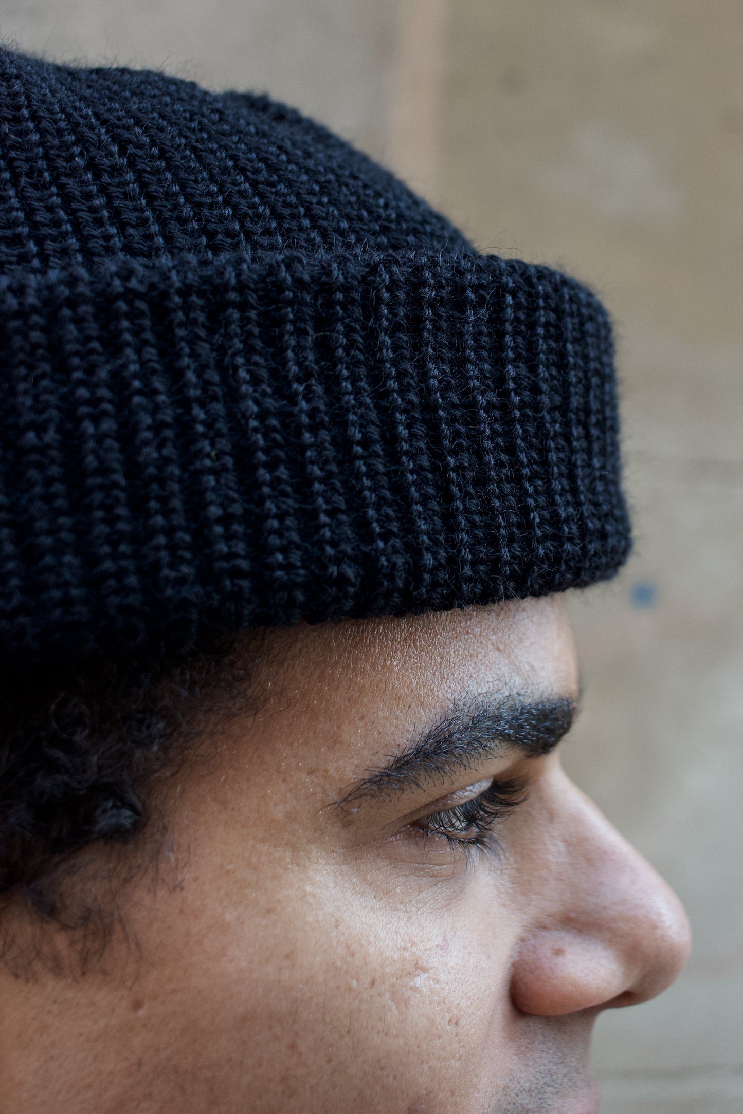 Mechanic Beanie Virgin Wool - Black