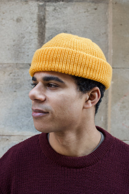 Mechanic Beanie Virgin Wool - Golden