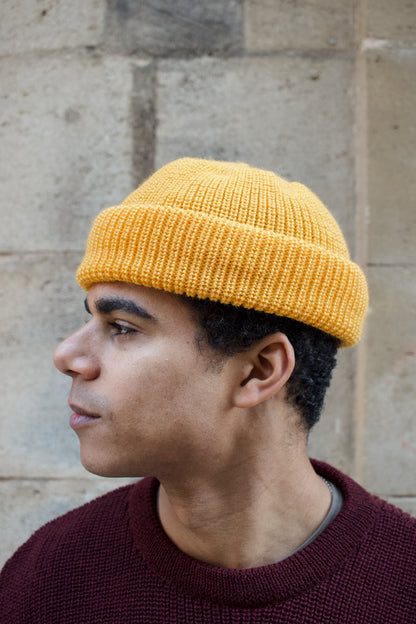 Mechanic Beanie Virgin Wool - Golden