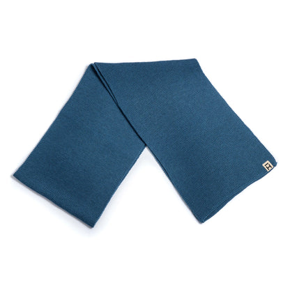 Scarf Virgin Wool - Trail Blue