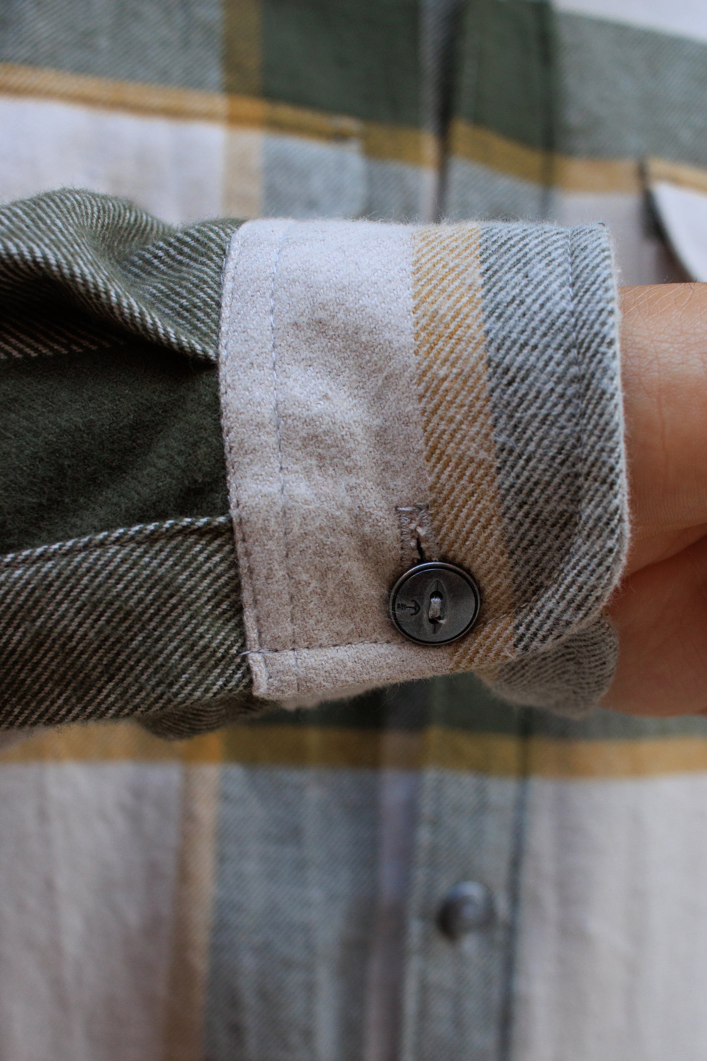 Foster Shirt - Khaki Flannel