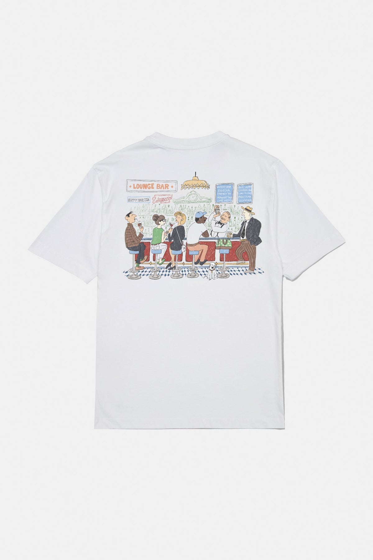 Lounge Bar Tee - Plain White