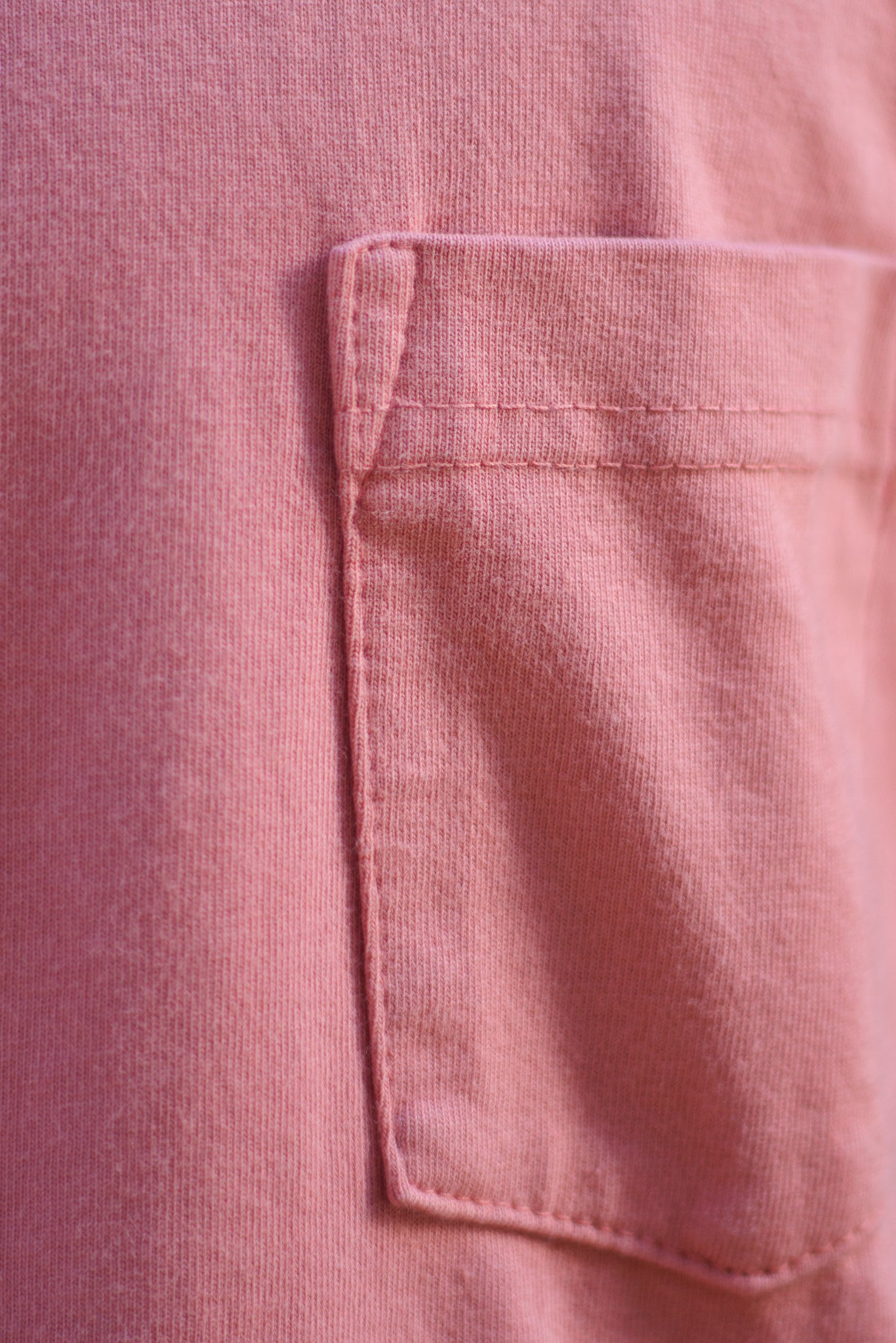 Garment Dye LS Tee - Faded Pink