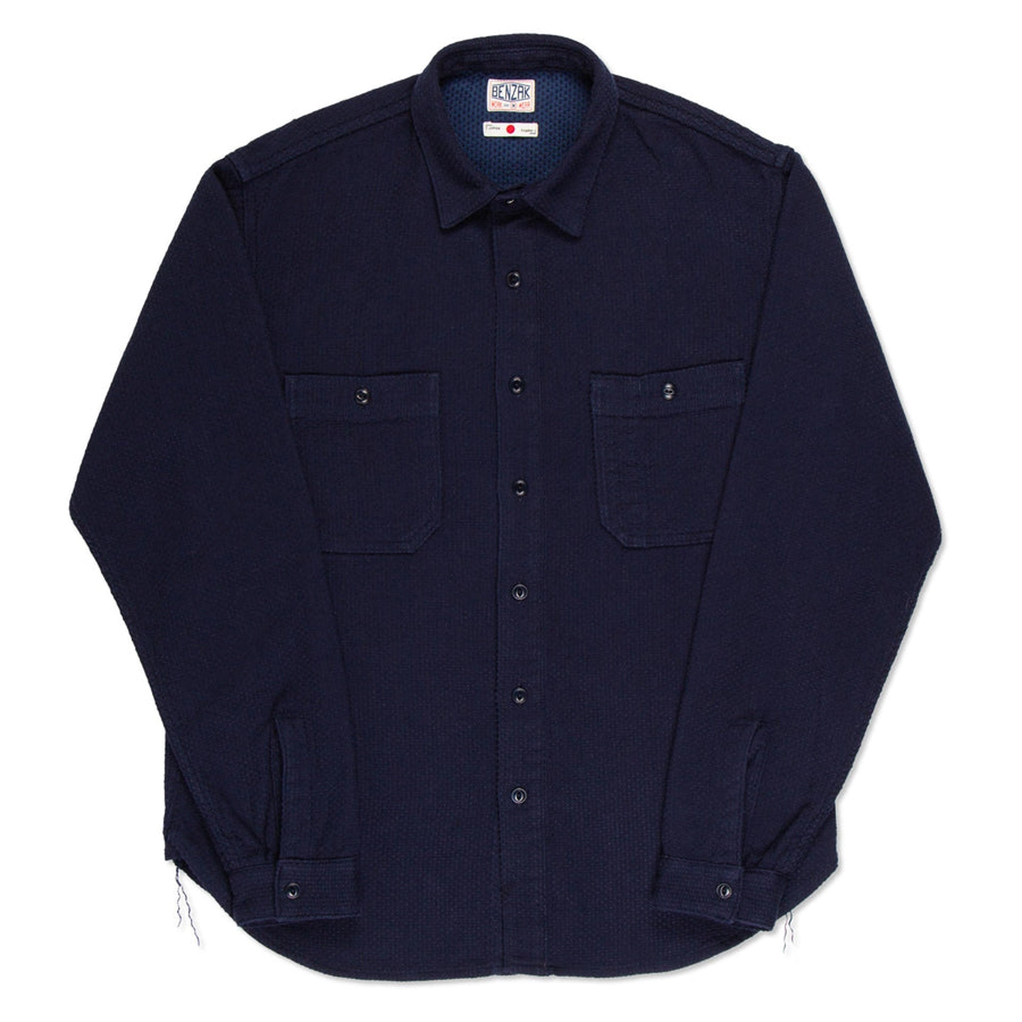 BWS-02 Utility Shirt - 8.5oz Japanese Sashiko Double Gauze