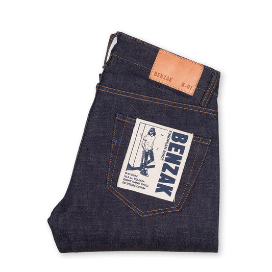 B-01 Slim - 15,5oz Kojima Selvedge