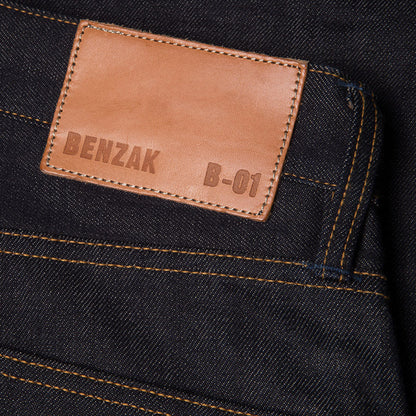 B-01 Slim - 13oz. Brown Cotton Selvedge