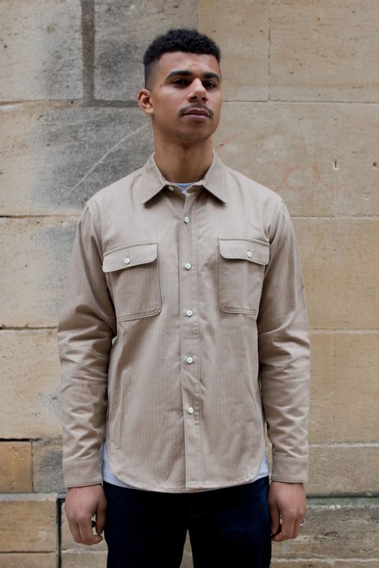 BWS-01 Work Shirt - 8oz Japanese Herringbone Twill