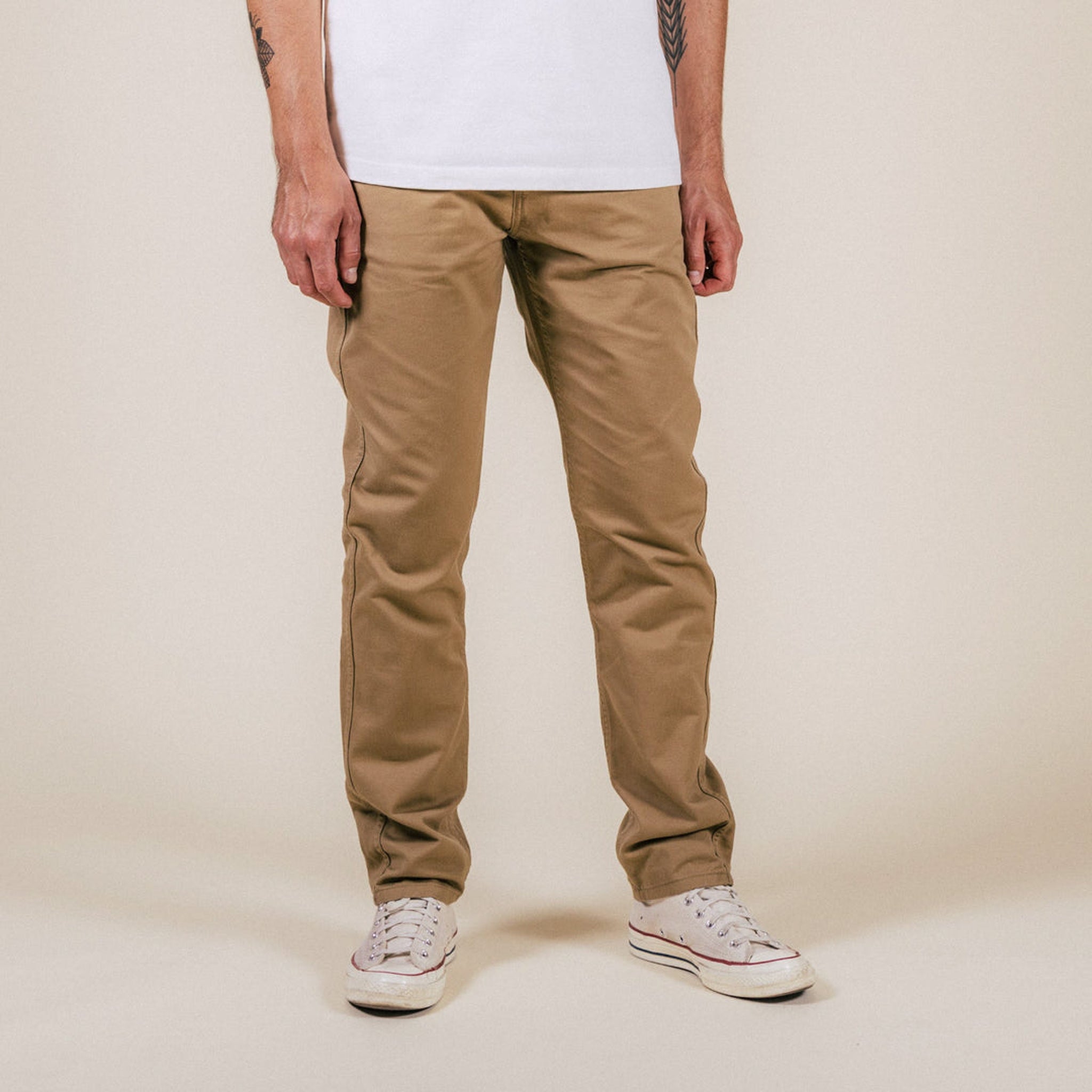 BC-04 Relaxed Chino - 8.5oz Bronze Brown Sateen Twill