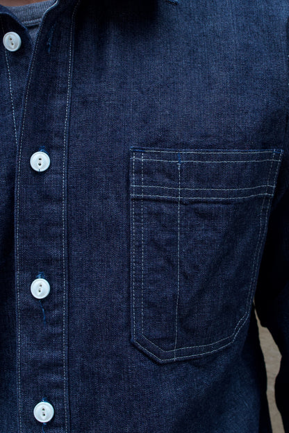 BWS-02 Utility Shirt - 8oz Kojima Chambray