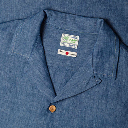 BSS-01 Holiday Shirt - 5oz cotton & linen chambray