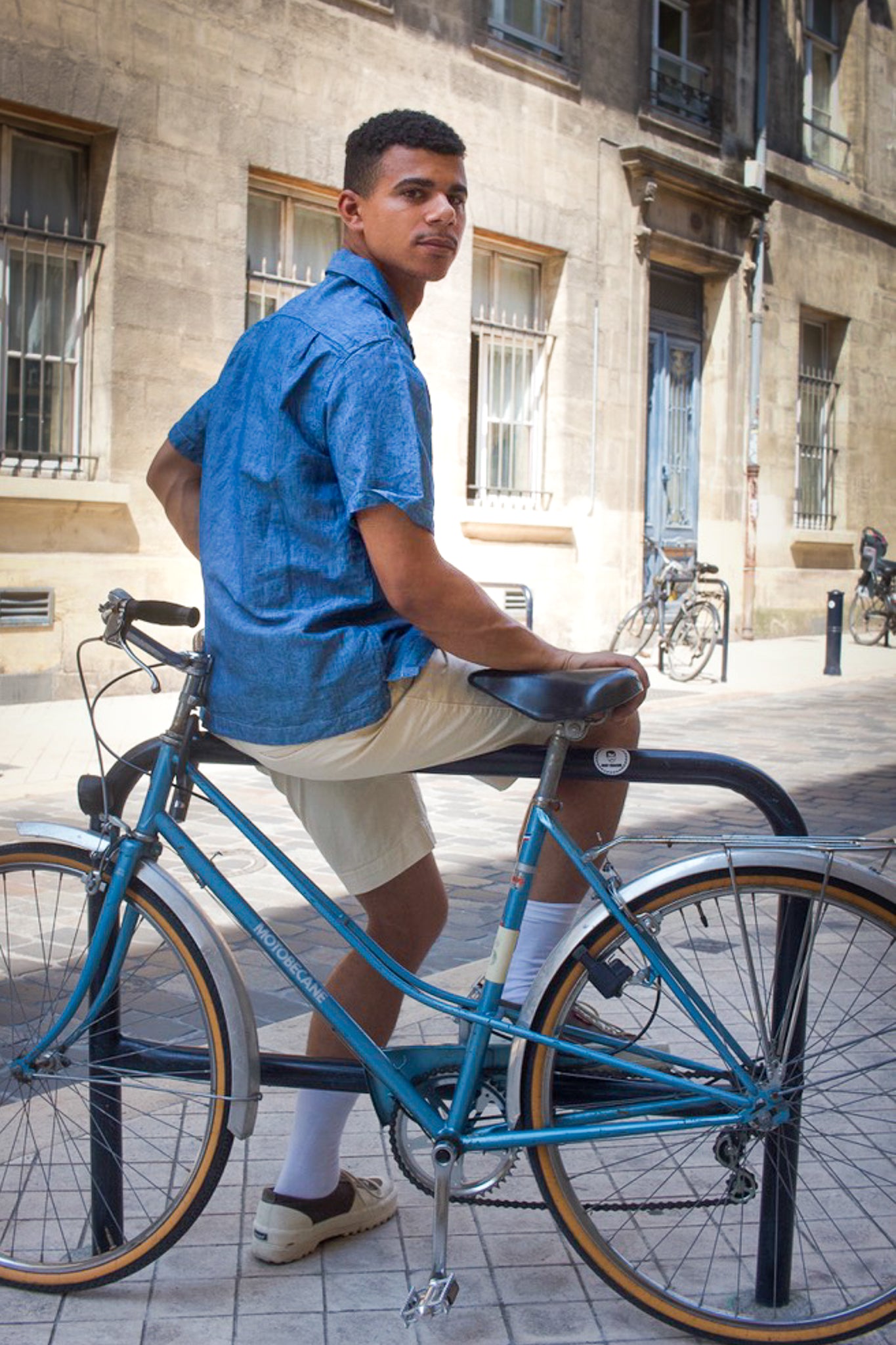 BSS-01 Holiday Shirt - 5oz cotton & linen chambray