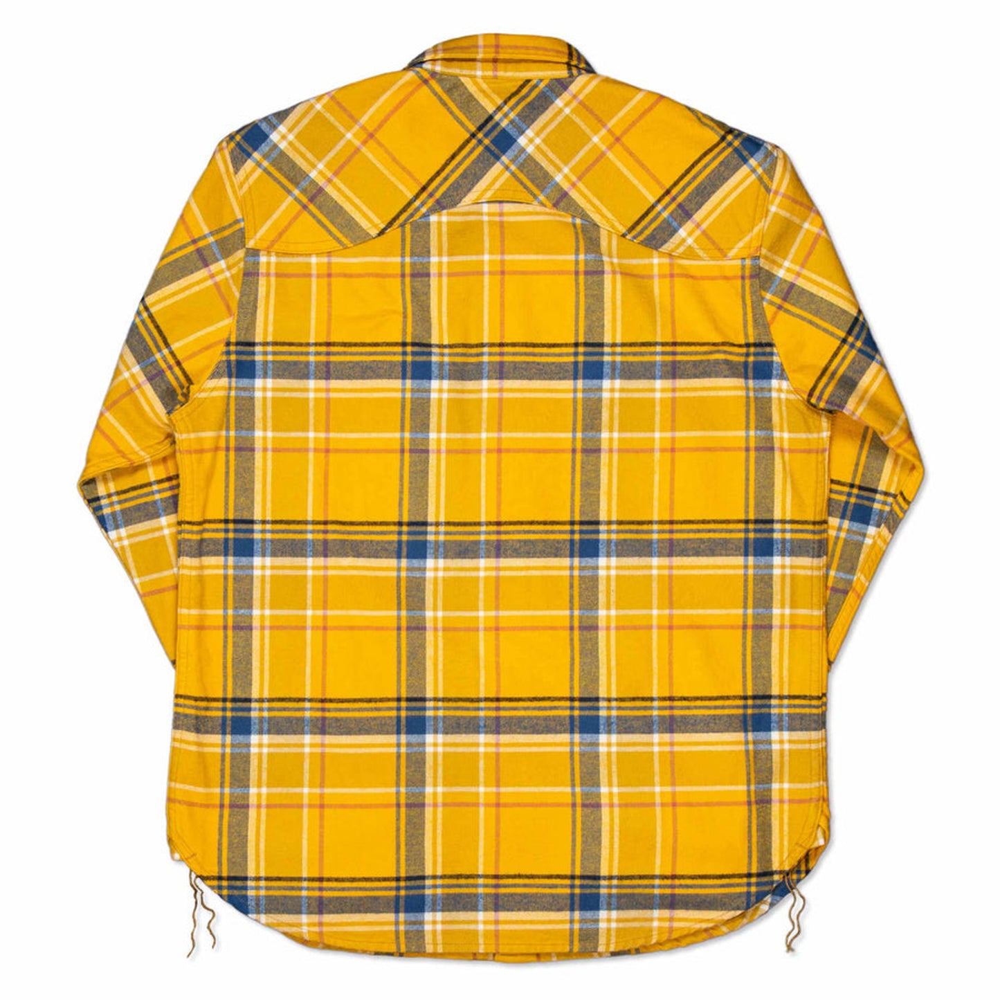 BWS-01 Work Shirt - 8oz Check Flannel - Yellow & Blue