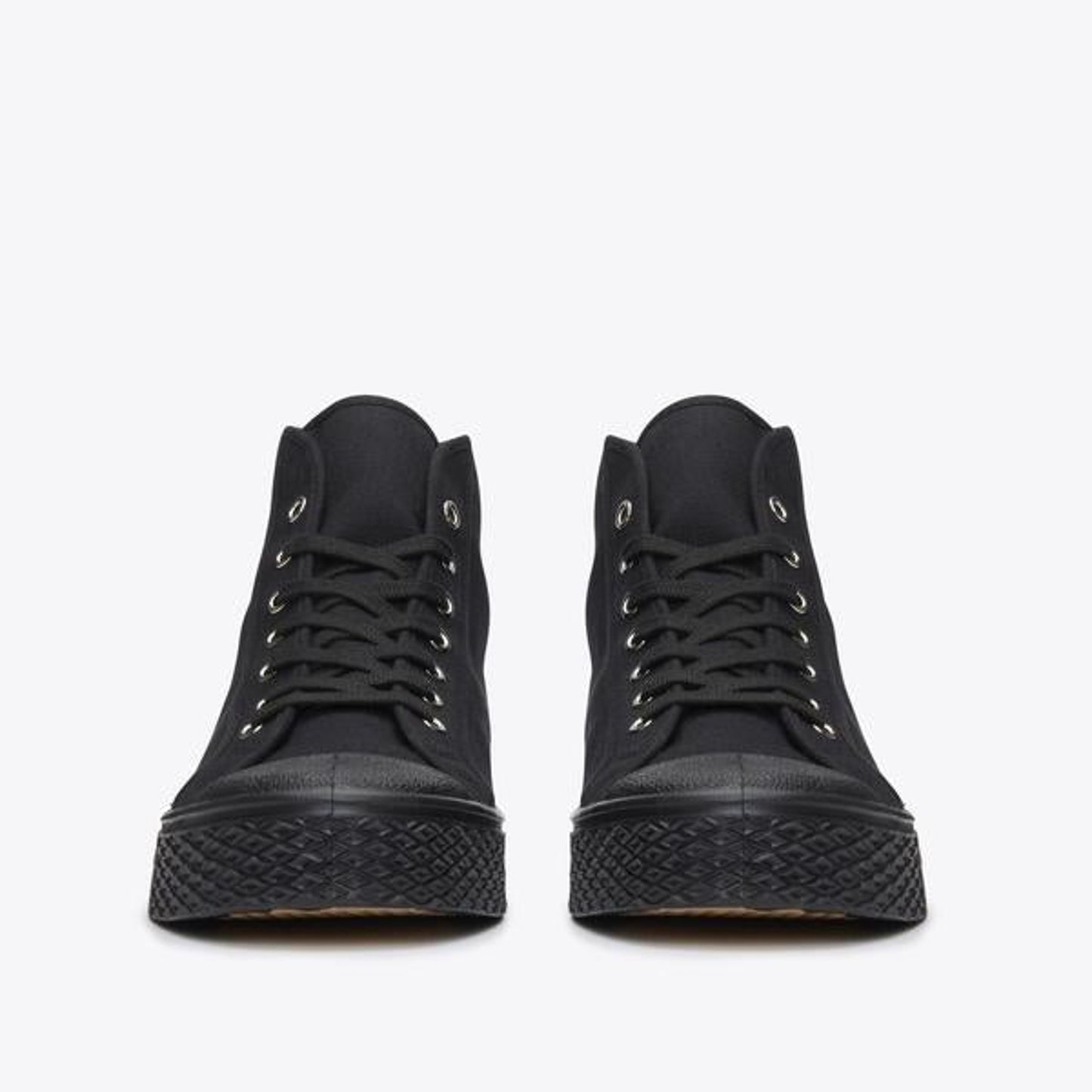 High Top Vulcanised - Black / Black Sole