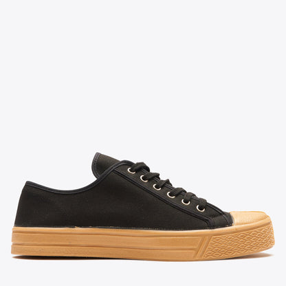 Low Top Vulcanised - Black / Coffee Sole